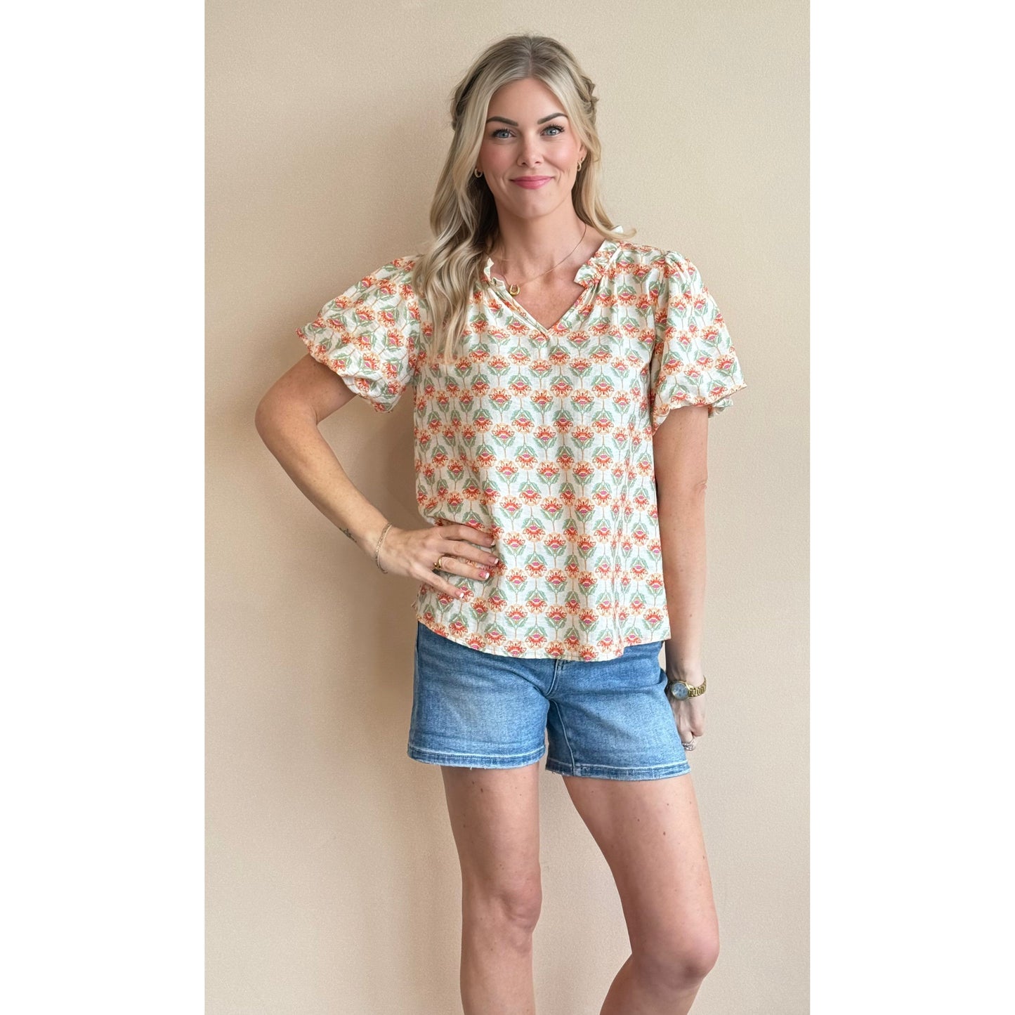 Just Peachy Blouse