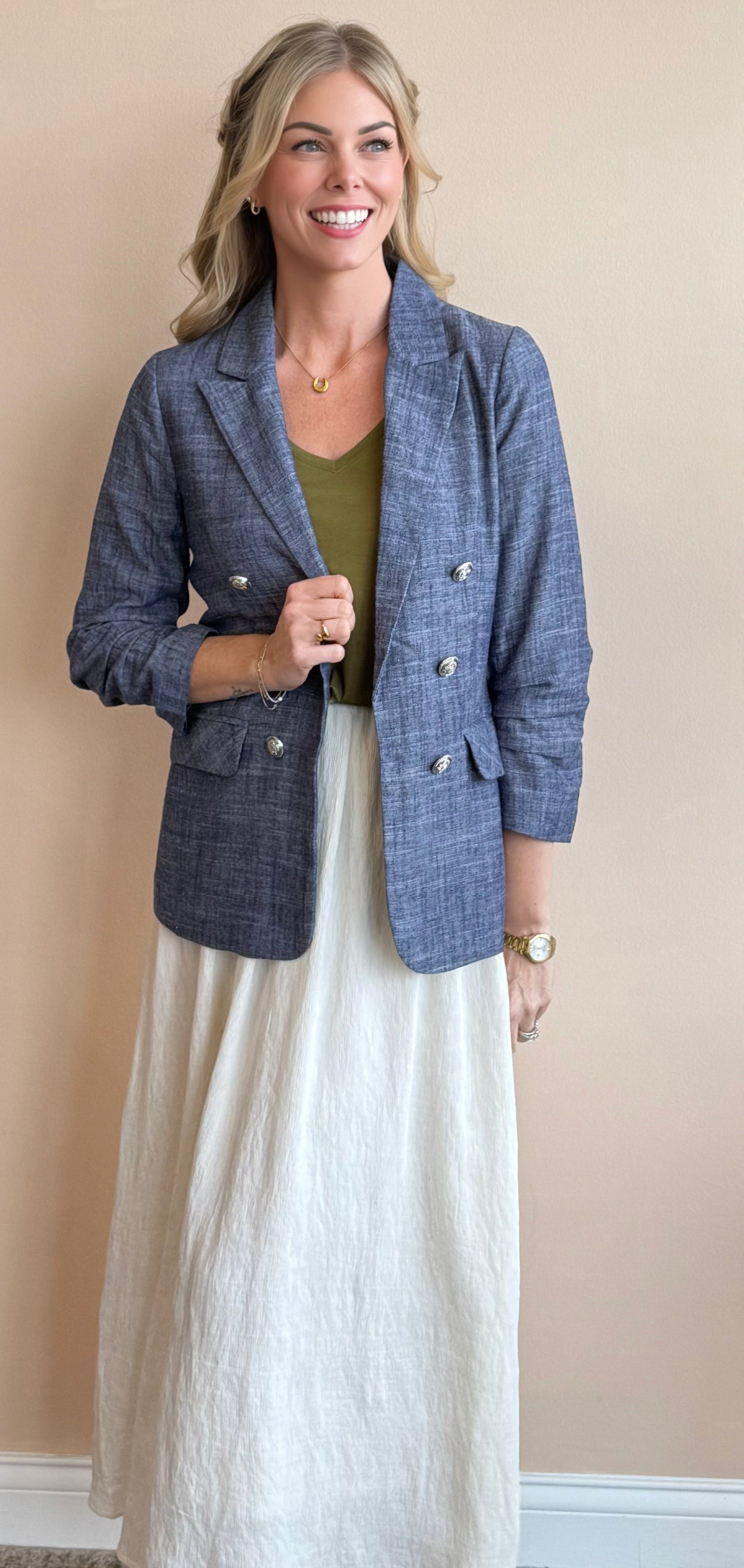 Textured Classic Blazer