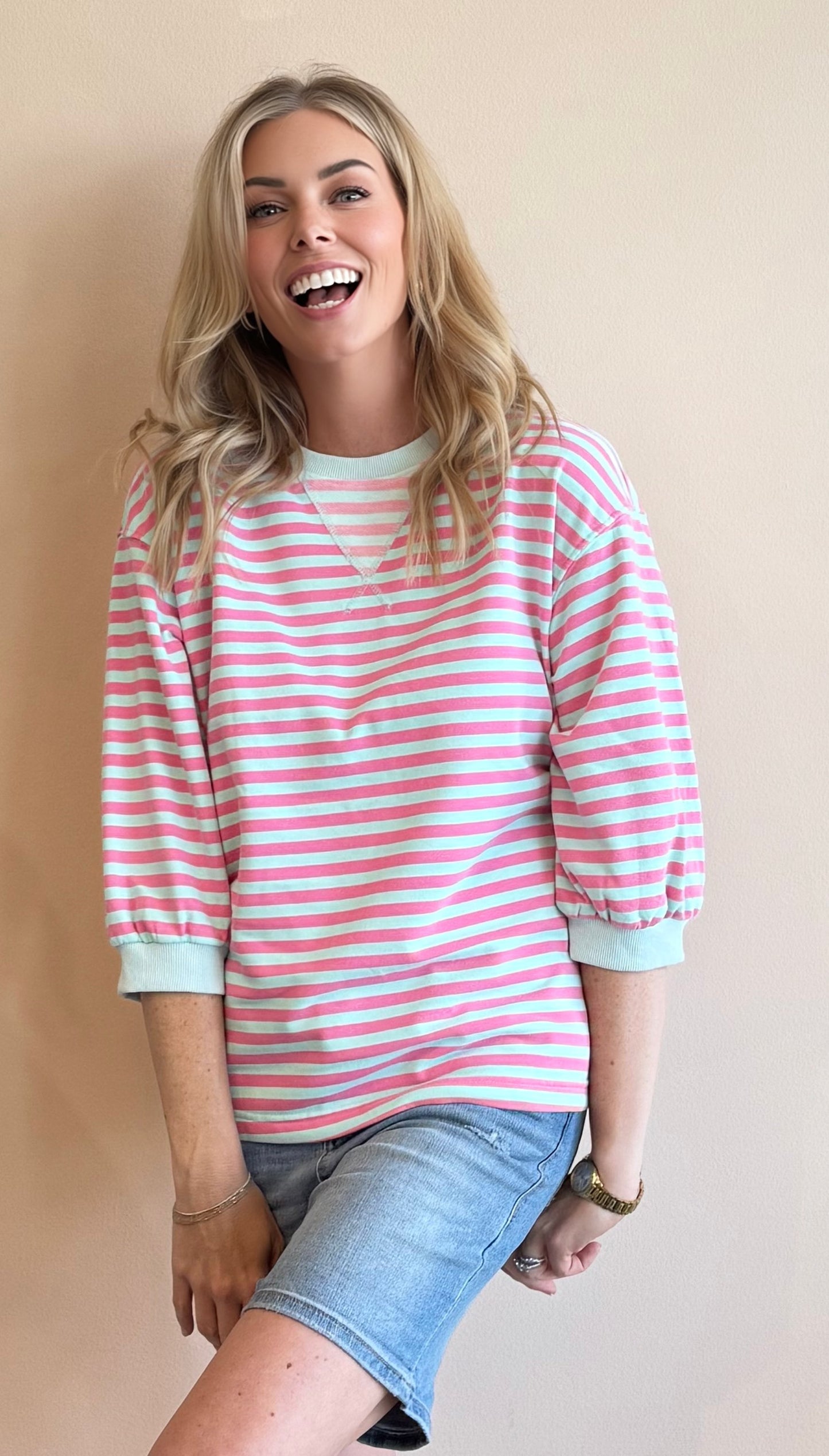 Camden Striped Sweatshirt