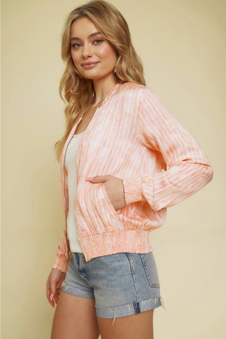 Golden Hour Bomber Jacket