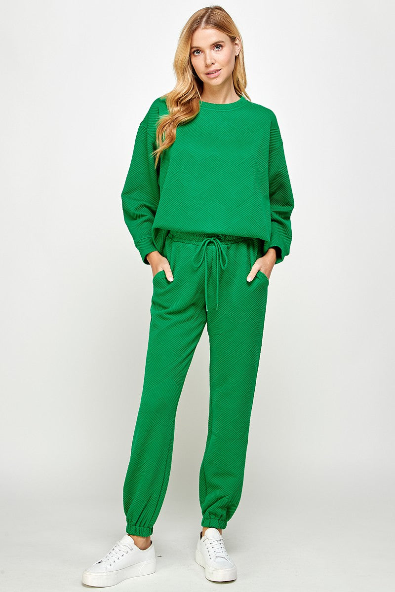 Phoebe Quilted Sweatshirt