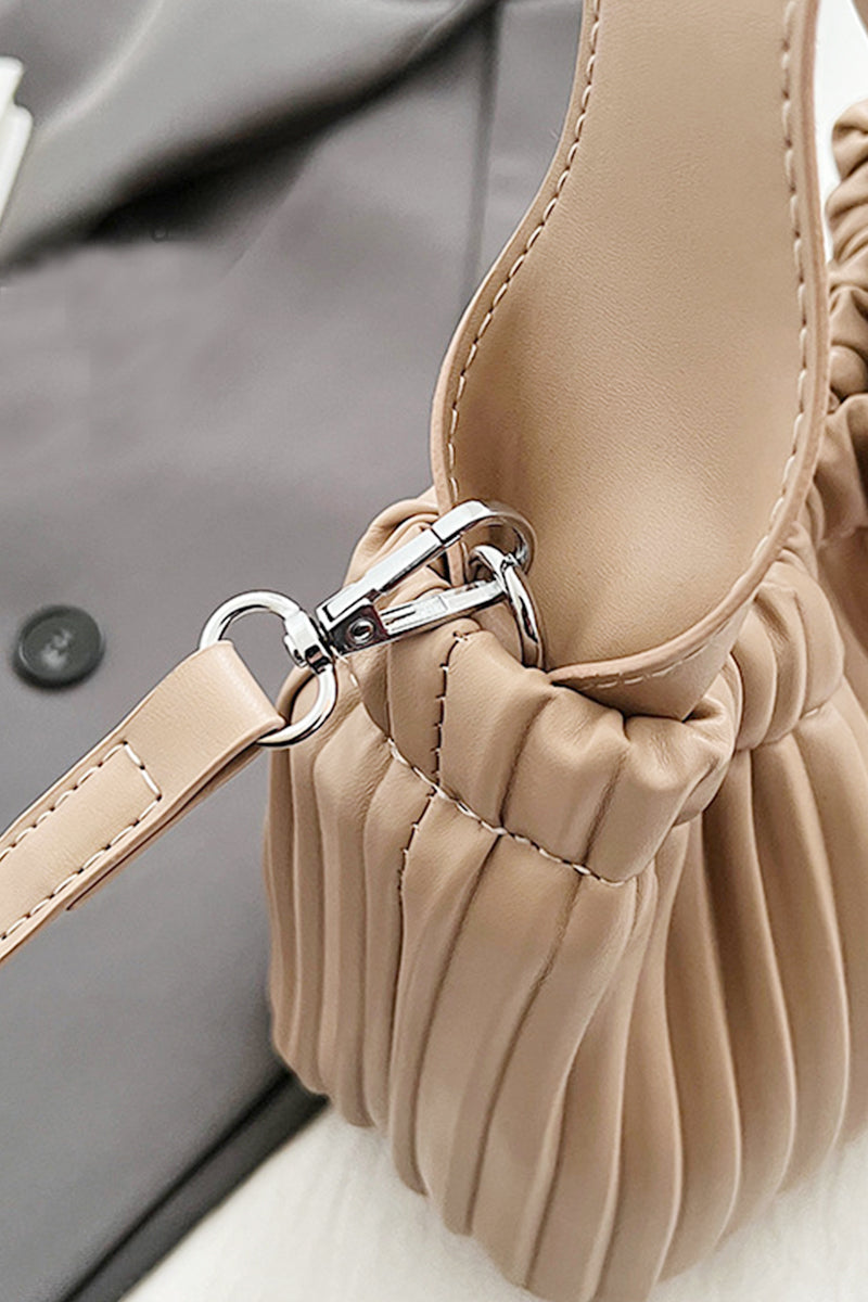 Sabrina Pleated Vegan Leather Purse