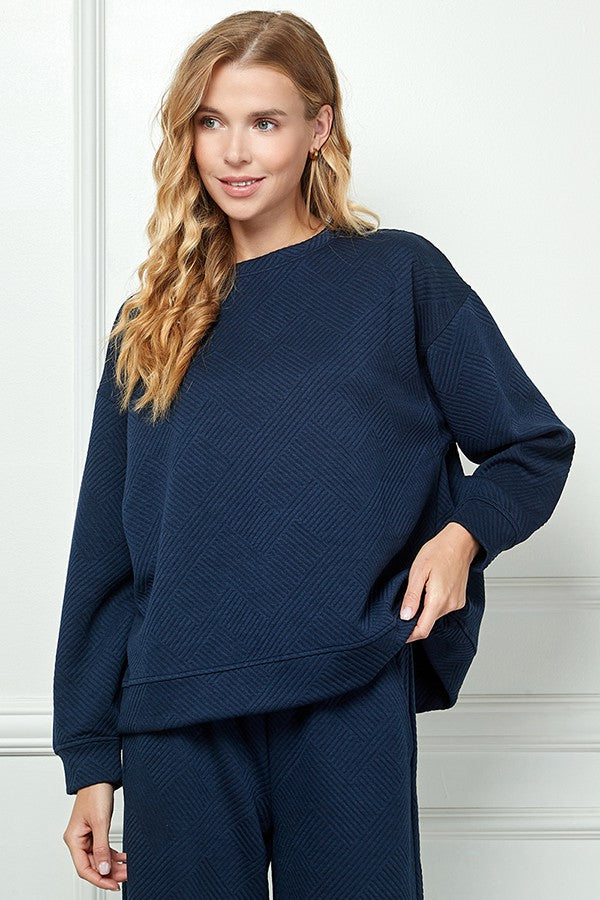 Phoebe Quilted Sweatshirt