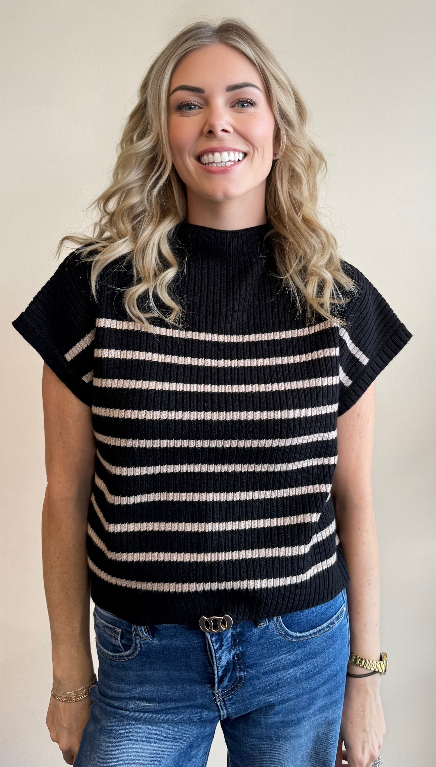 The Penny Short Sleeve Sweater