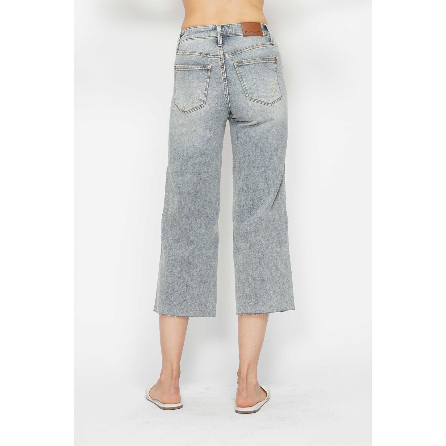Judy Blue Nellie Tummy Control Wide Crop