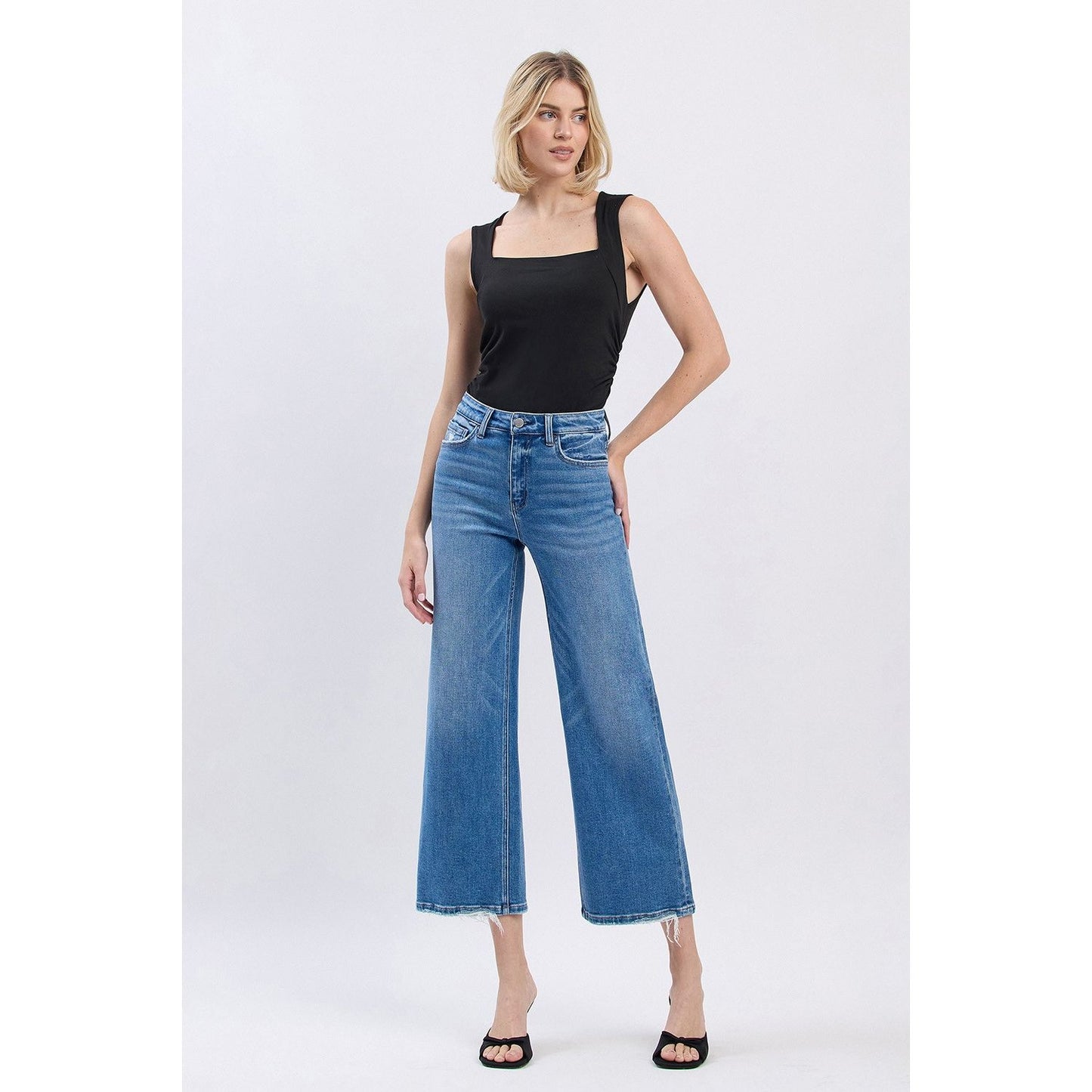 Callie FM Wide Crop Jeans