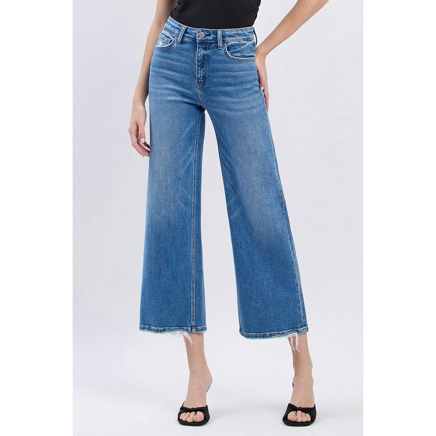 Callie FM Wide Crop Jeans