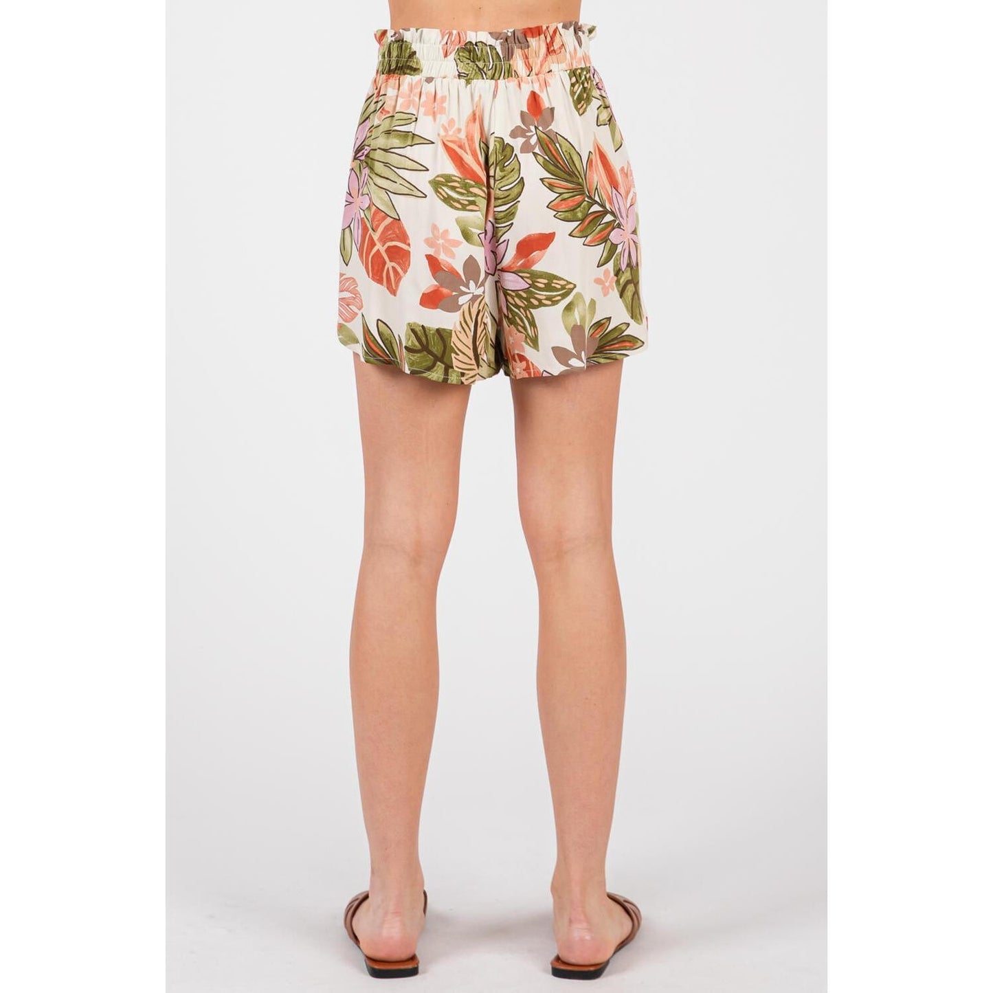Dauphine Tropical Print Shorts
