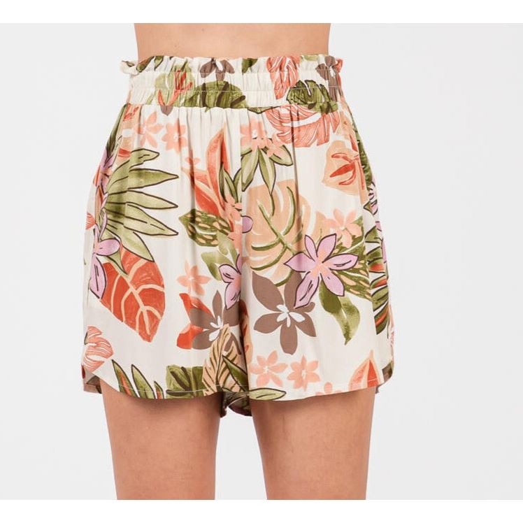 Dauphine Tropical Print Shorts