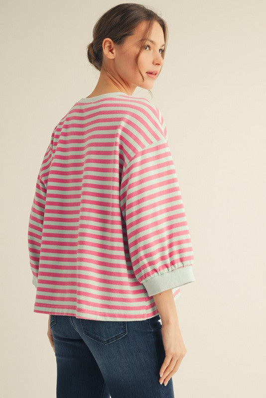 Camden Striped Sweatshirt
