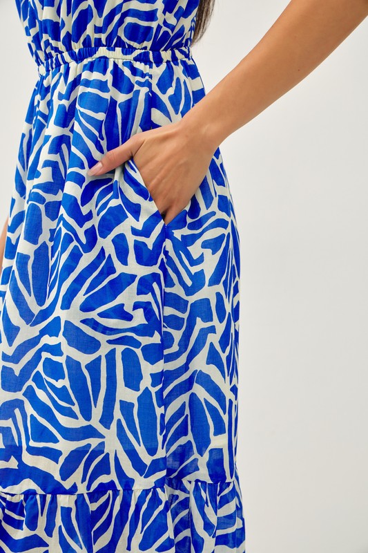 Lotus Garden Midi Dress