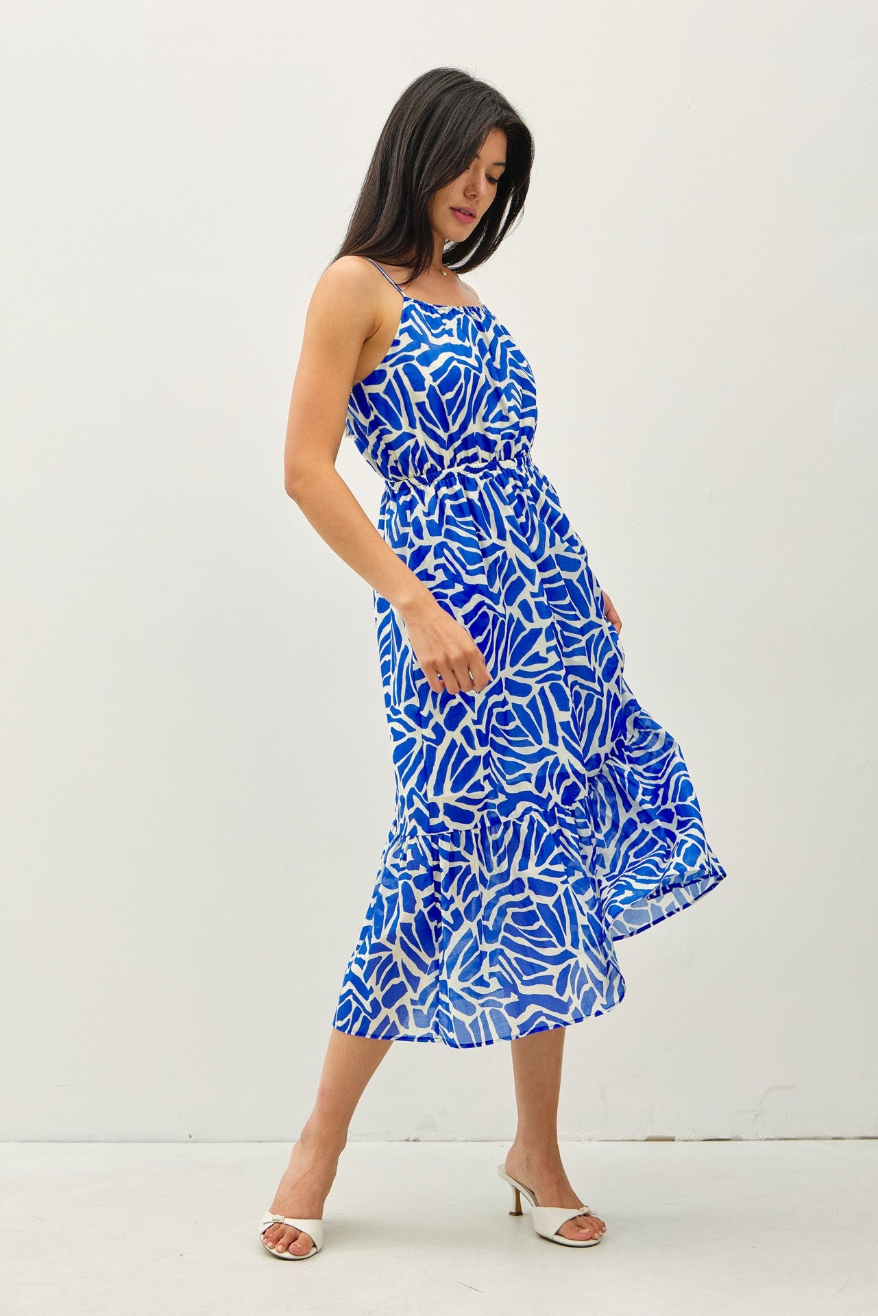 Lotus Garden Midi Dress