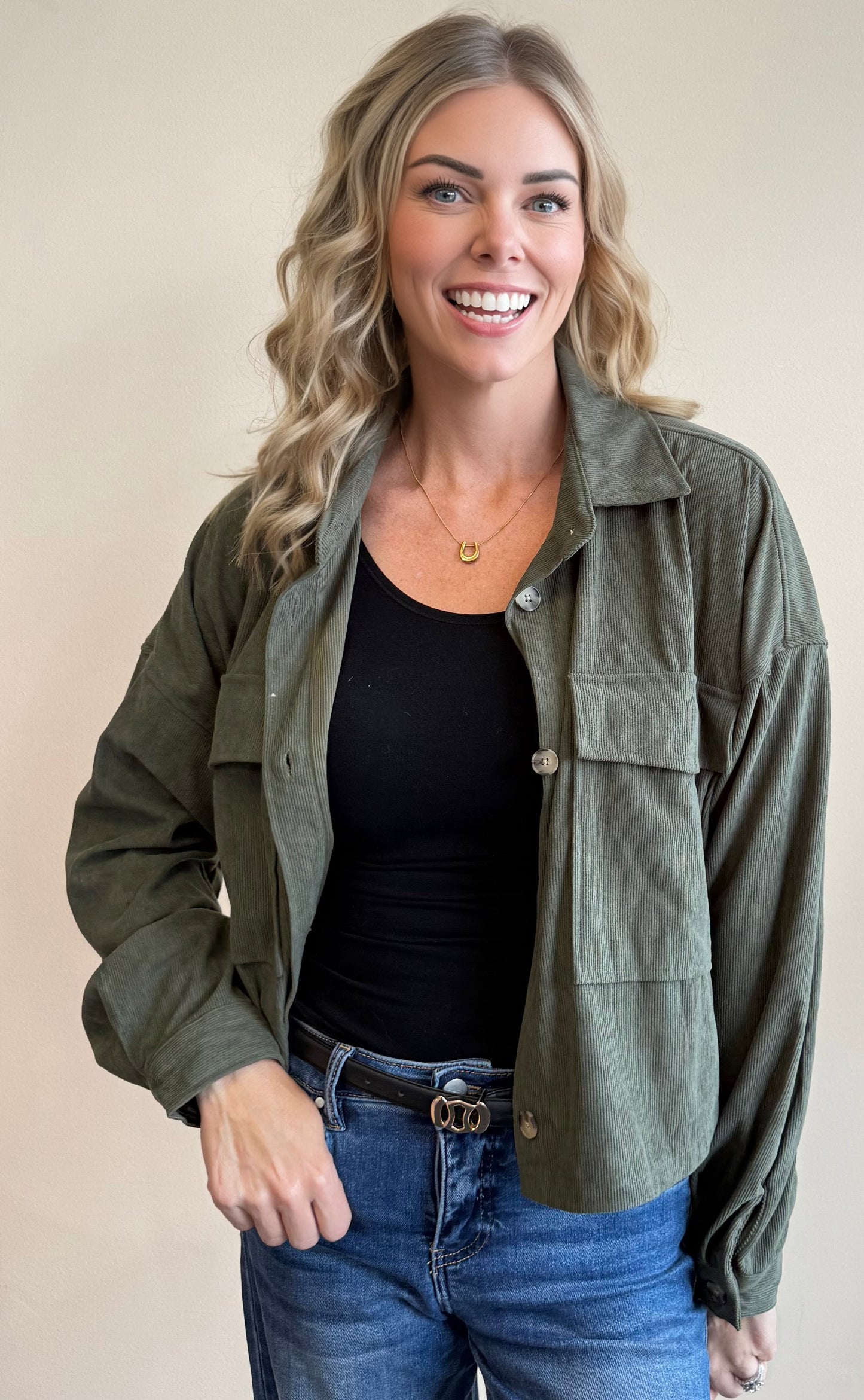 Juliana Sherpa Cropped Jacket