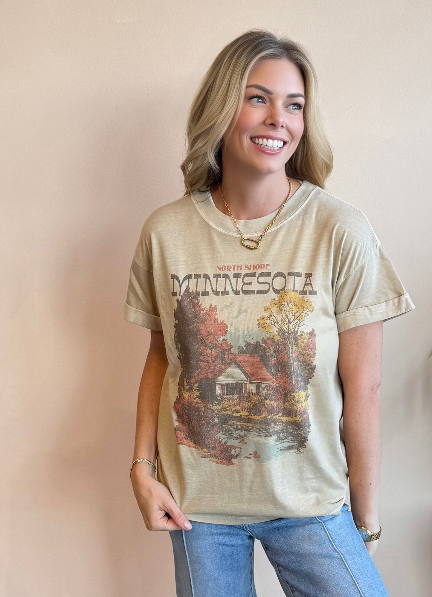 Girl D Minnesota Vintage Tee