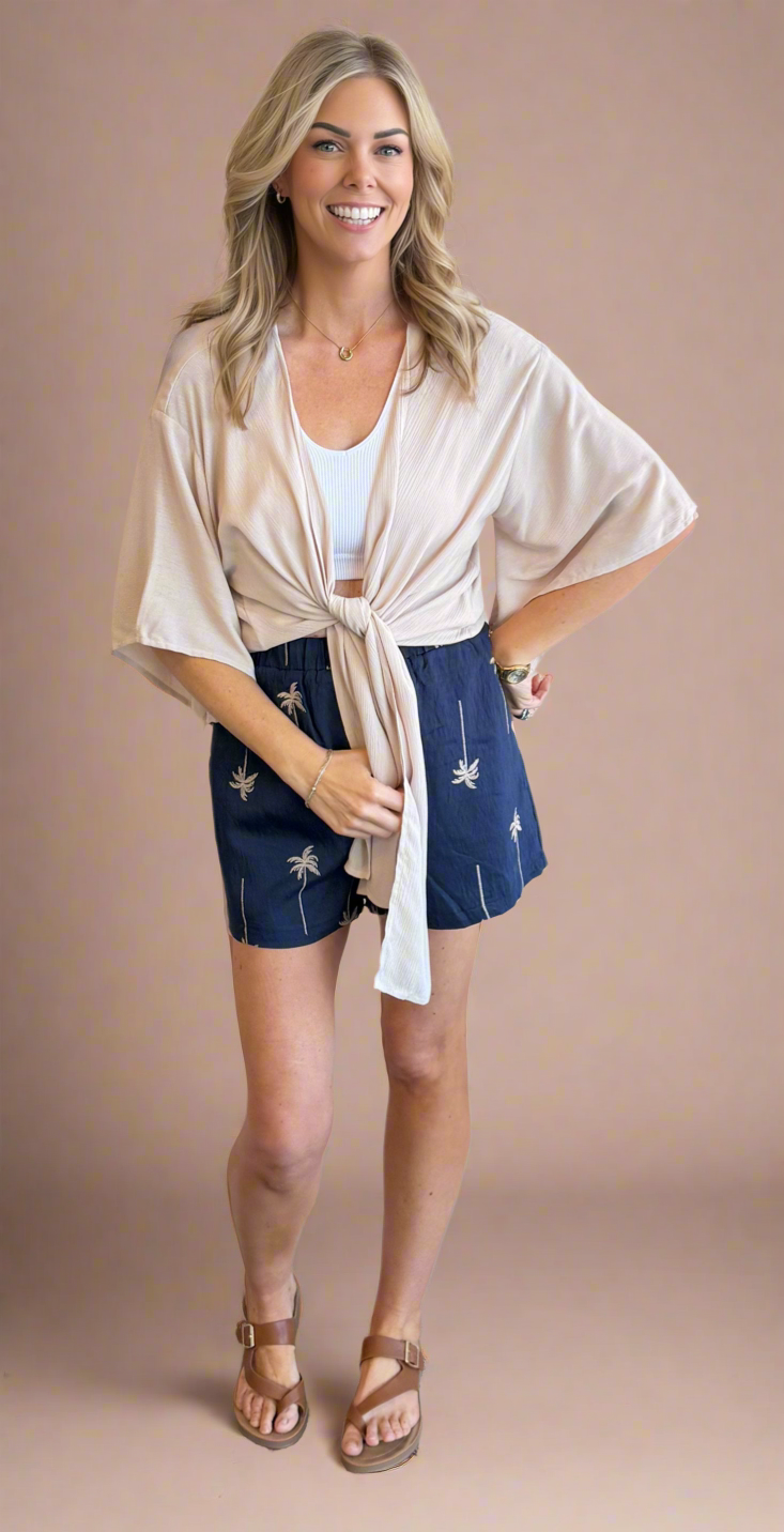 Gia Tie Front Summer Cardigan