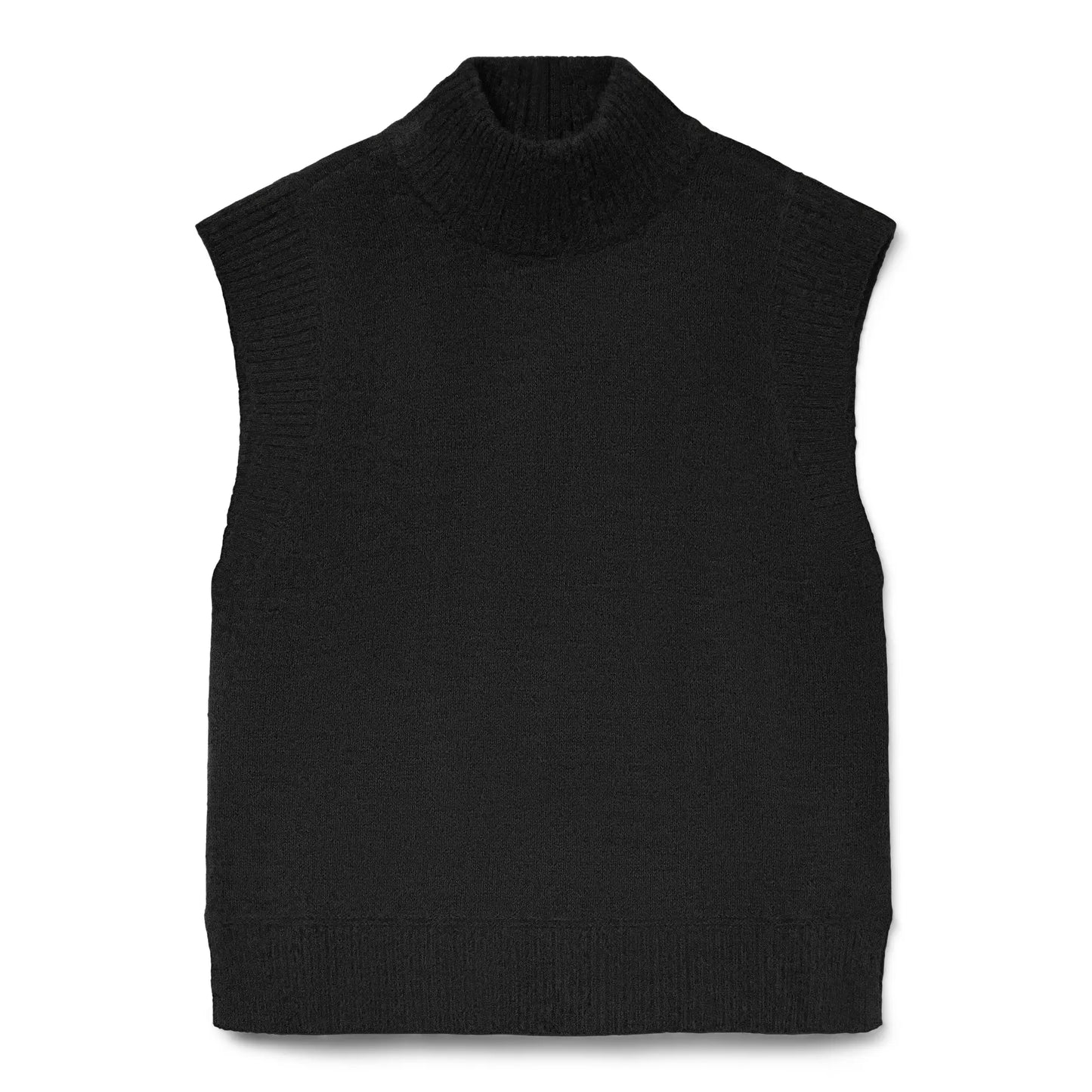 Vero Moda Melange Mockneck Vest