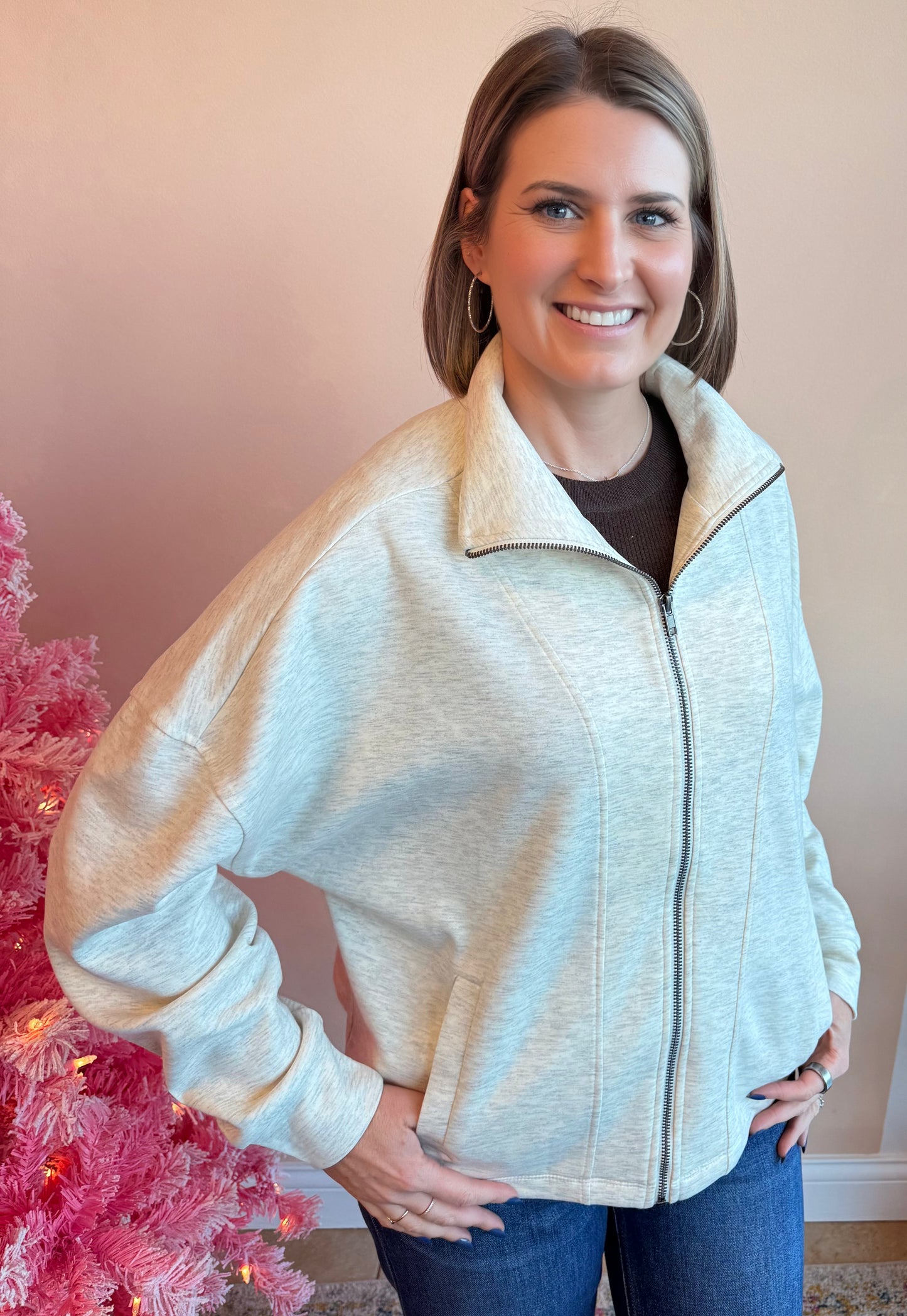 The Dezi Zip Up Sweatshirt