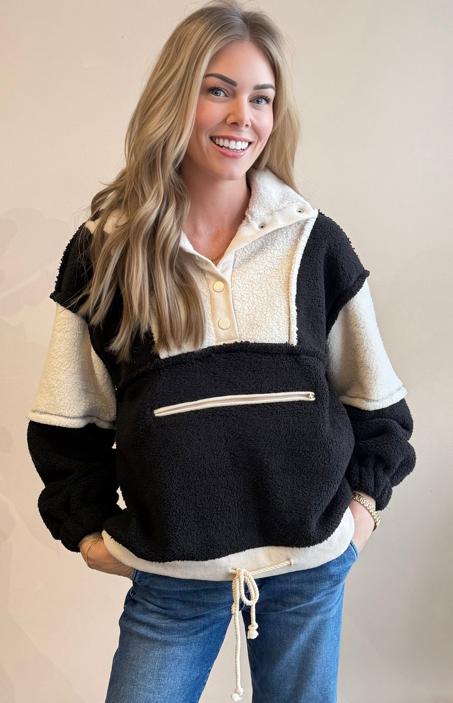 Fall Rising Sherpa Pullover