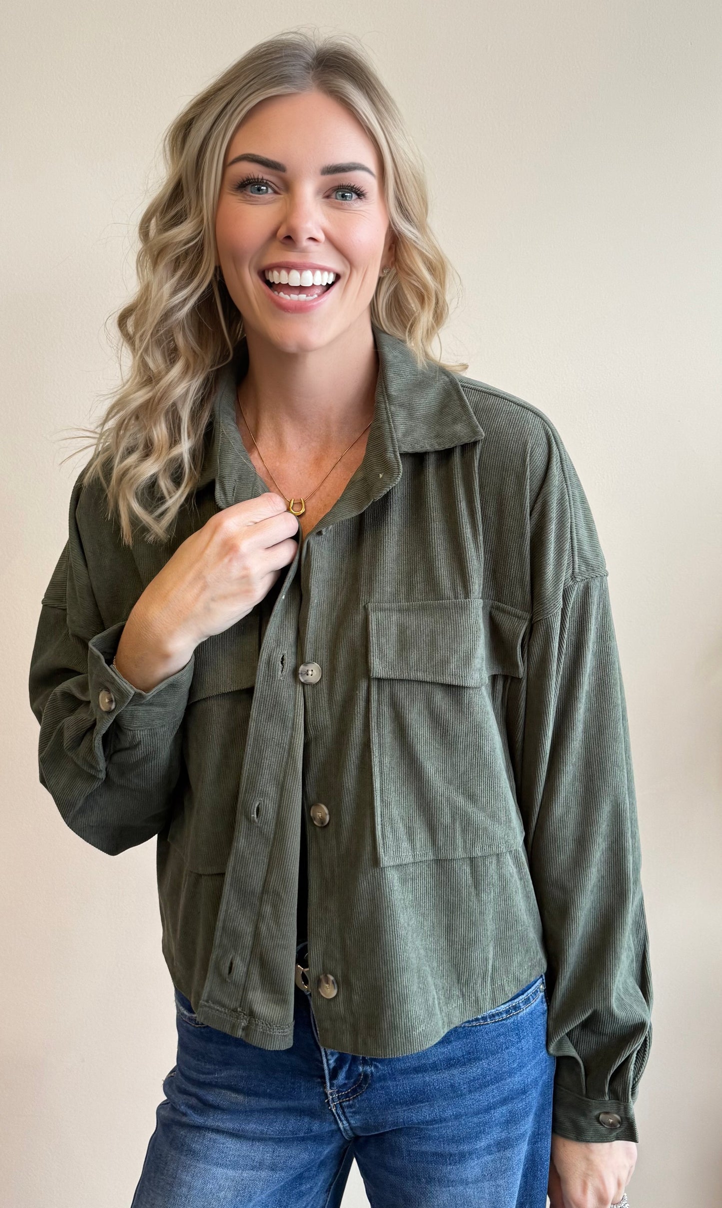 Juliana Sherpa Cropped Jacket