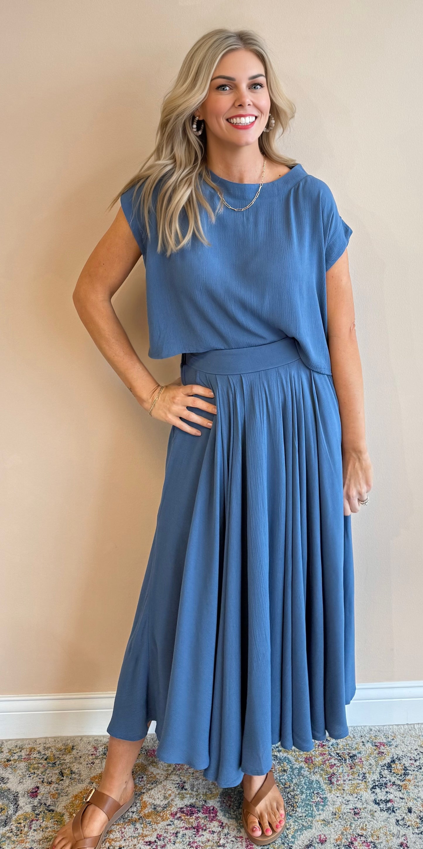St Tropez Cropped Blouse