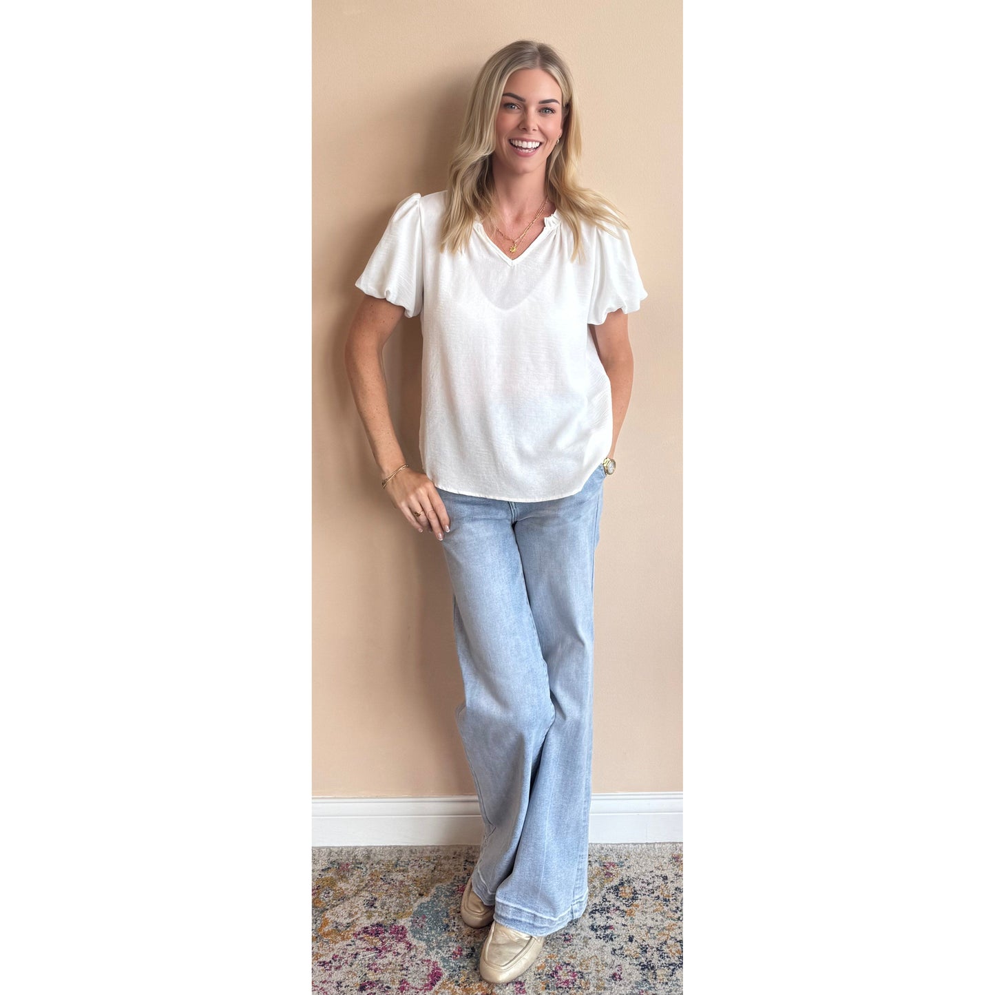 Stephie Puff Sleeve Top