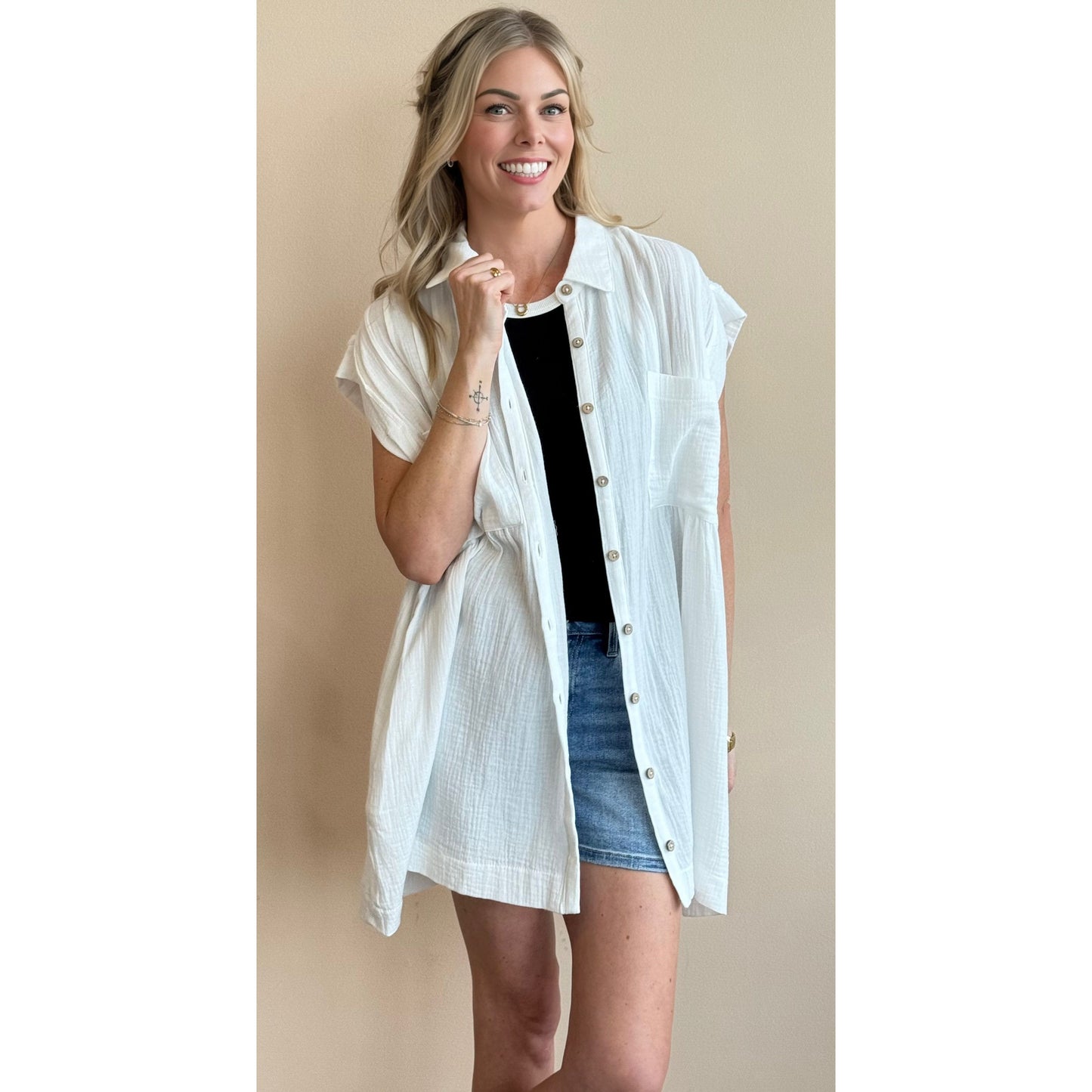 Lovely Layer Tunic Top