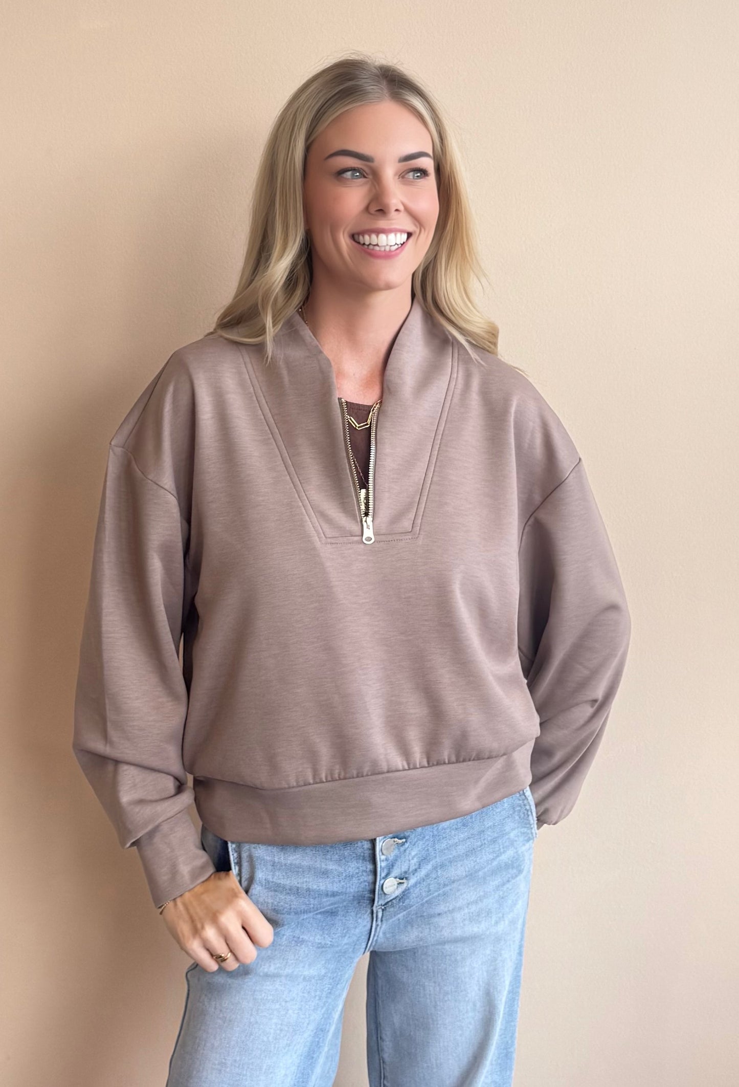 Sarah Scuba Pullover