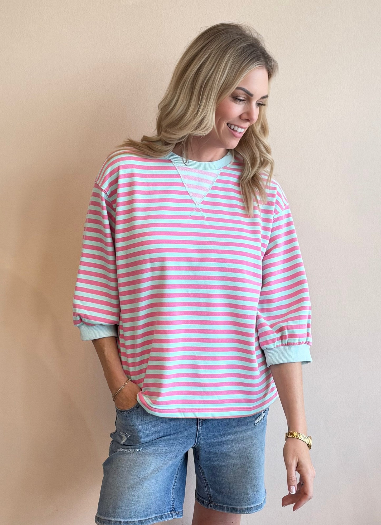 Camden Striped Sweatshirt