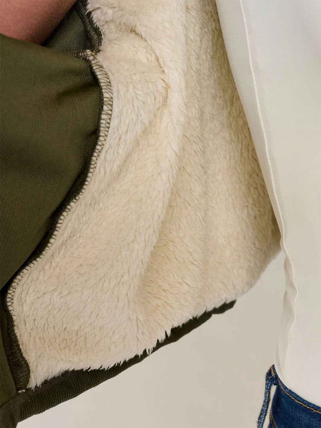 Juliana Sherpa Cropped Jacket