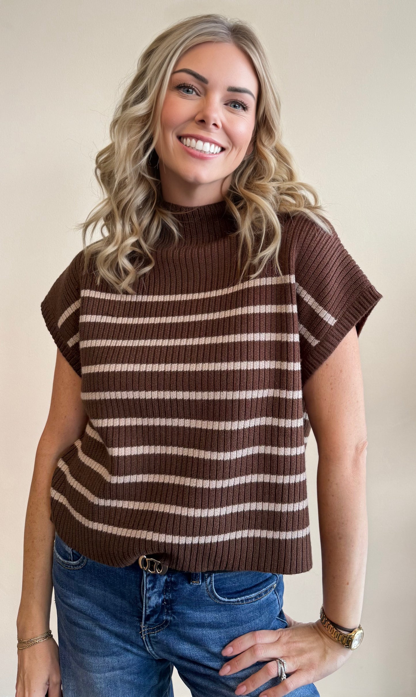 The Penny Short Sleeve Sweater