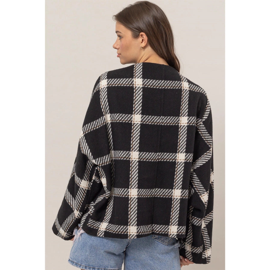 Gretchen Plaid Cardigan