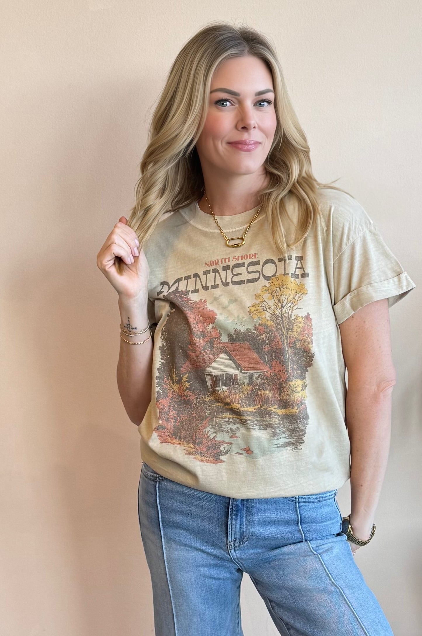 Girl D Minnesota Vintage Tee