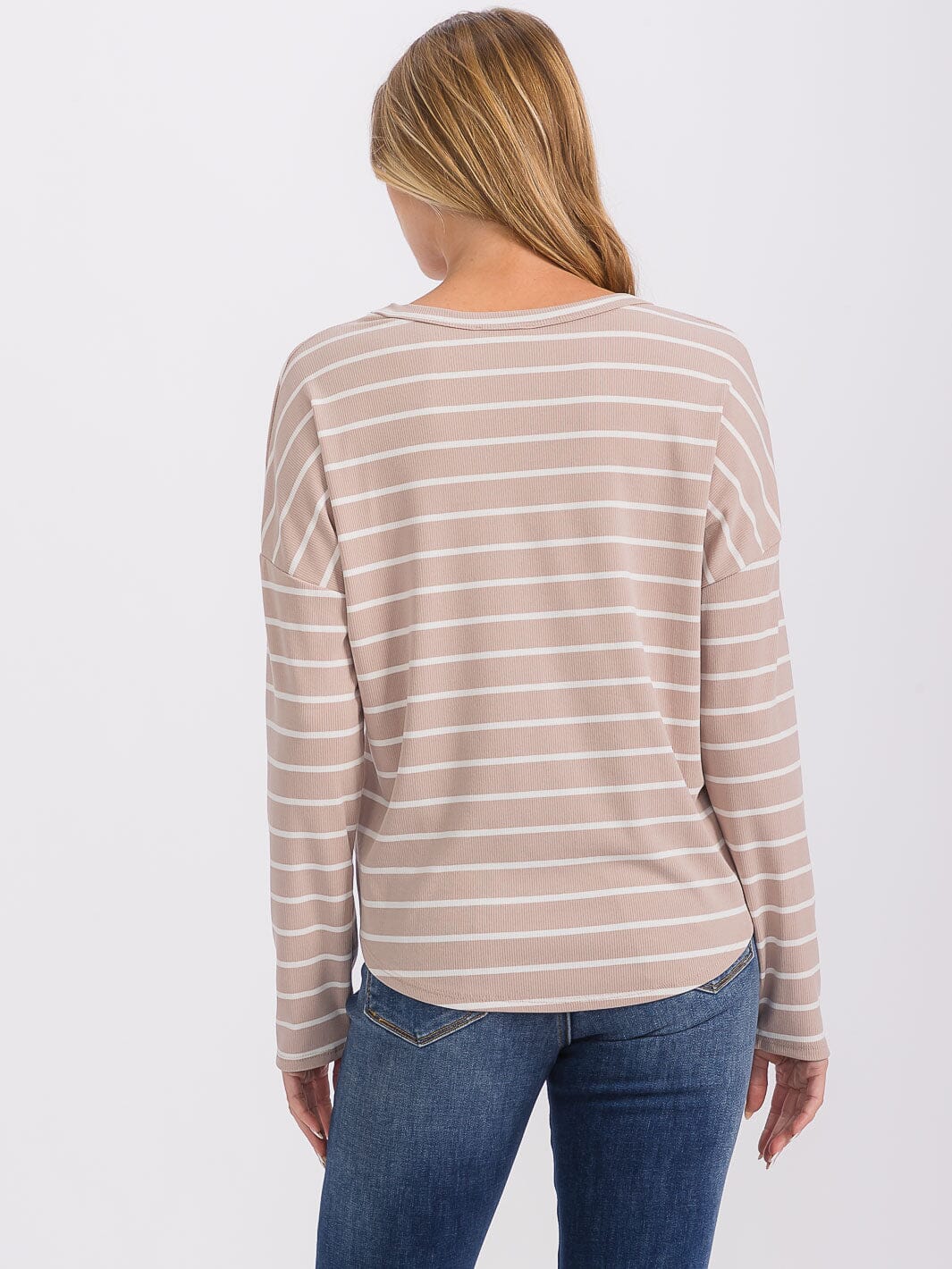 Bonnie Long Sleeve Striped Tee