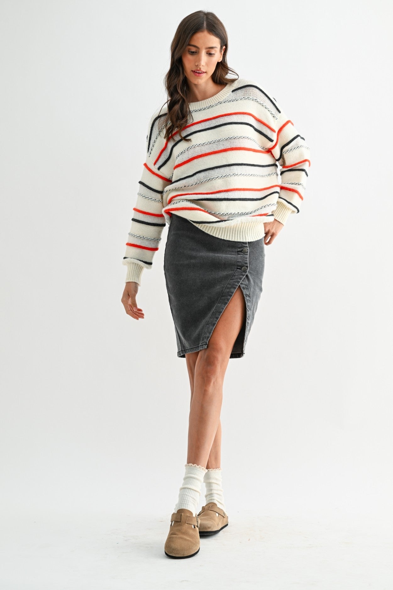 Aspen Dreams Striped Sweater