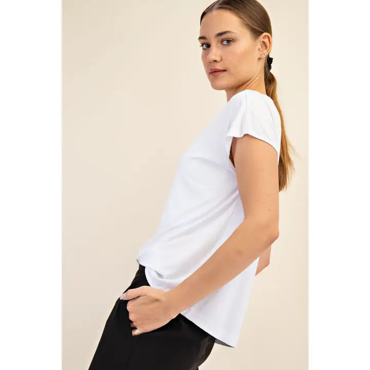Rae Modal Short Sleeve Top