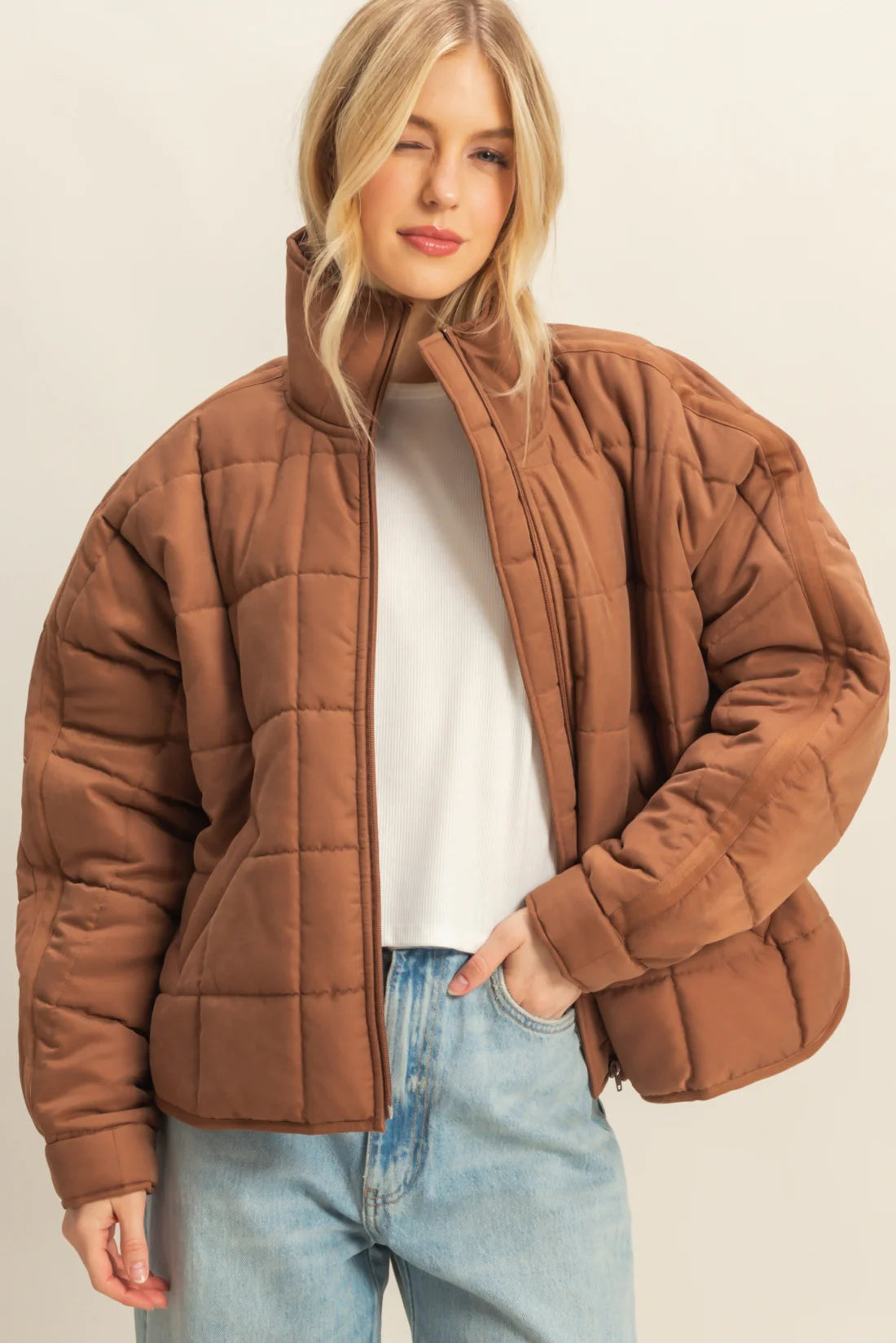 The Caddie Quilted Puffer Jacket
