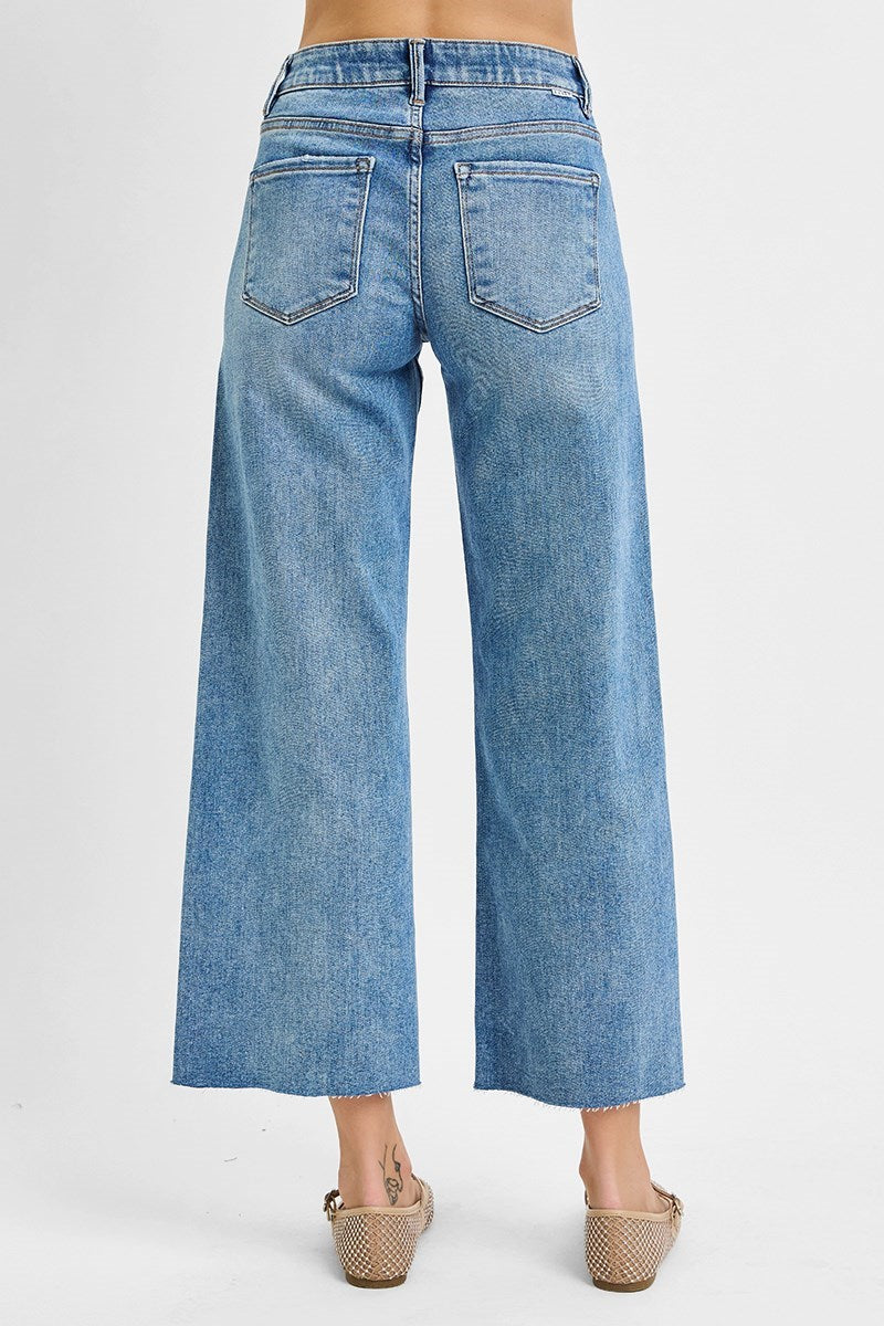 Risen Clara TC Wide Leg Crop Jeans