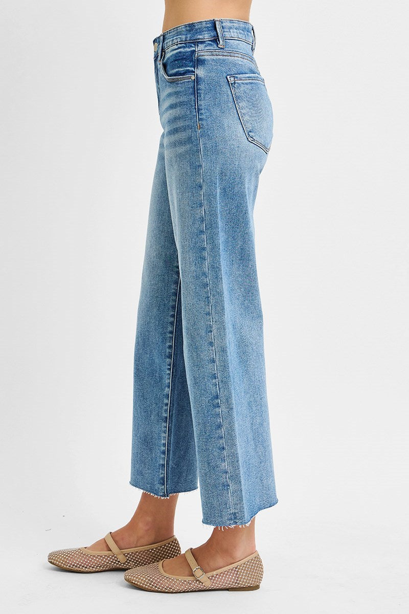 Risen Clara TC Wide Leg Crop Jeans