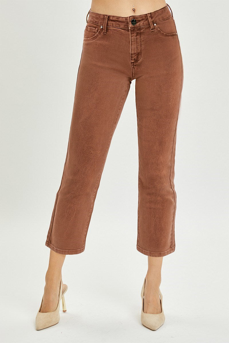 Risen Sabrina Straight Crop Jean
