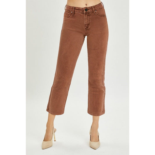 Risen Sabrina Straight Crop Jean