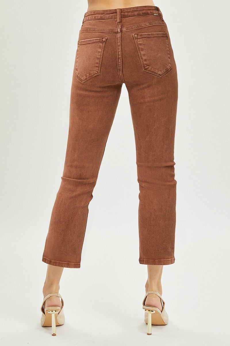 Risen Sabrina Straight Crop Jean