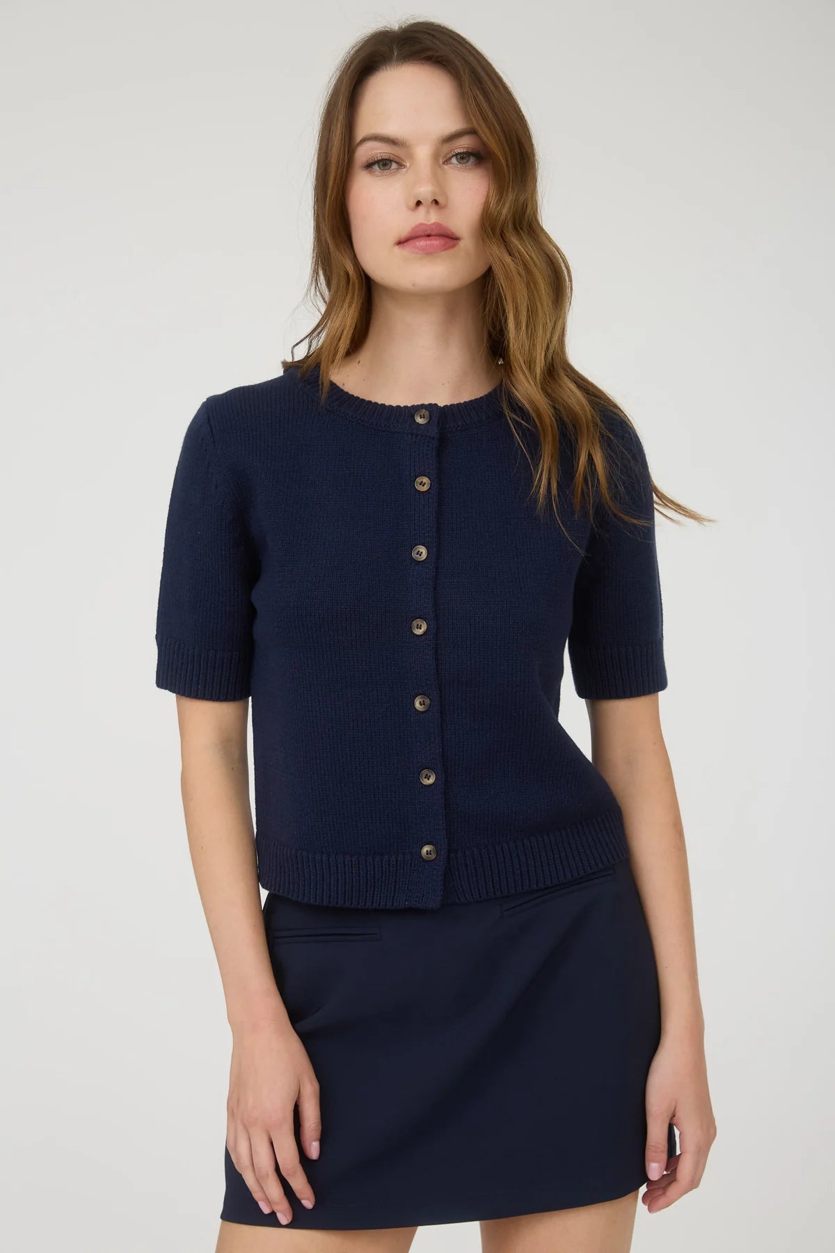 The Stile Short Sleeve Sweater
