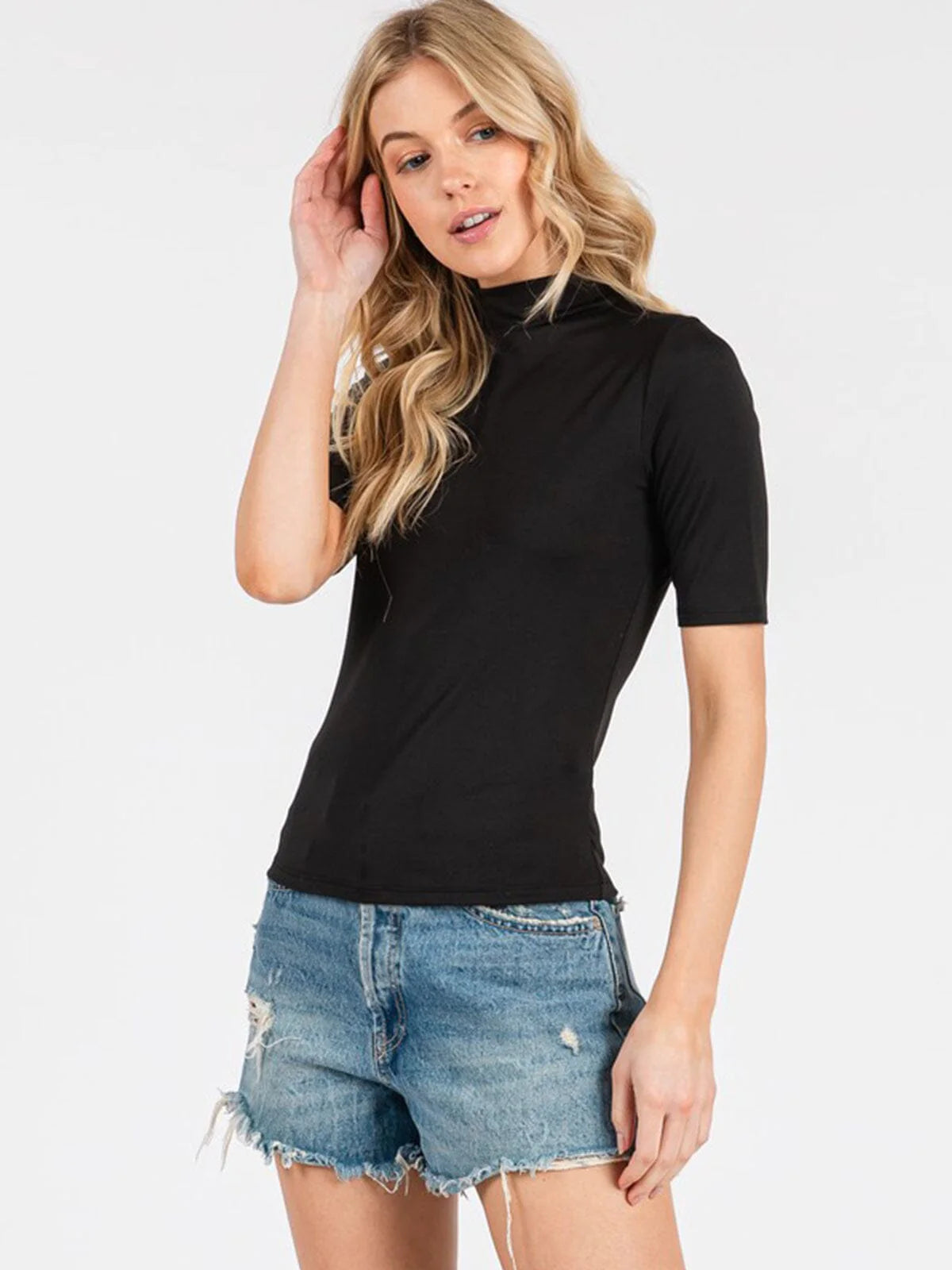 Cozy Mockneck Tee