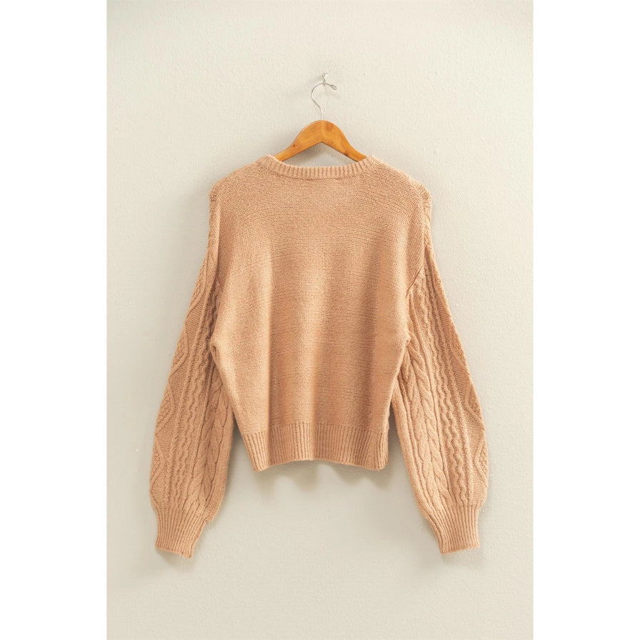 Caroline Cable Knit Sweater