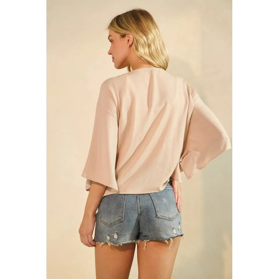 Gia Tie Front Summer Cardigan