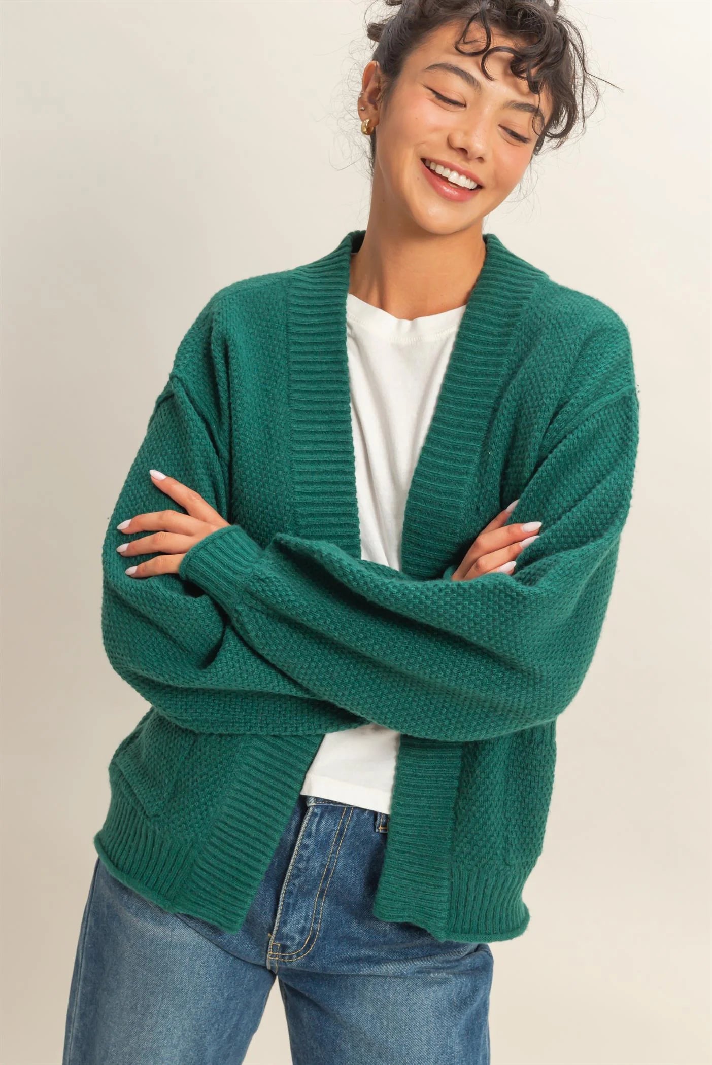 Talia Textured Cardigan