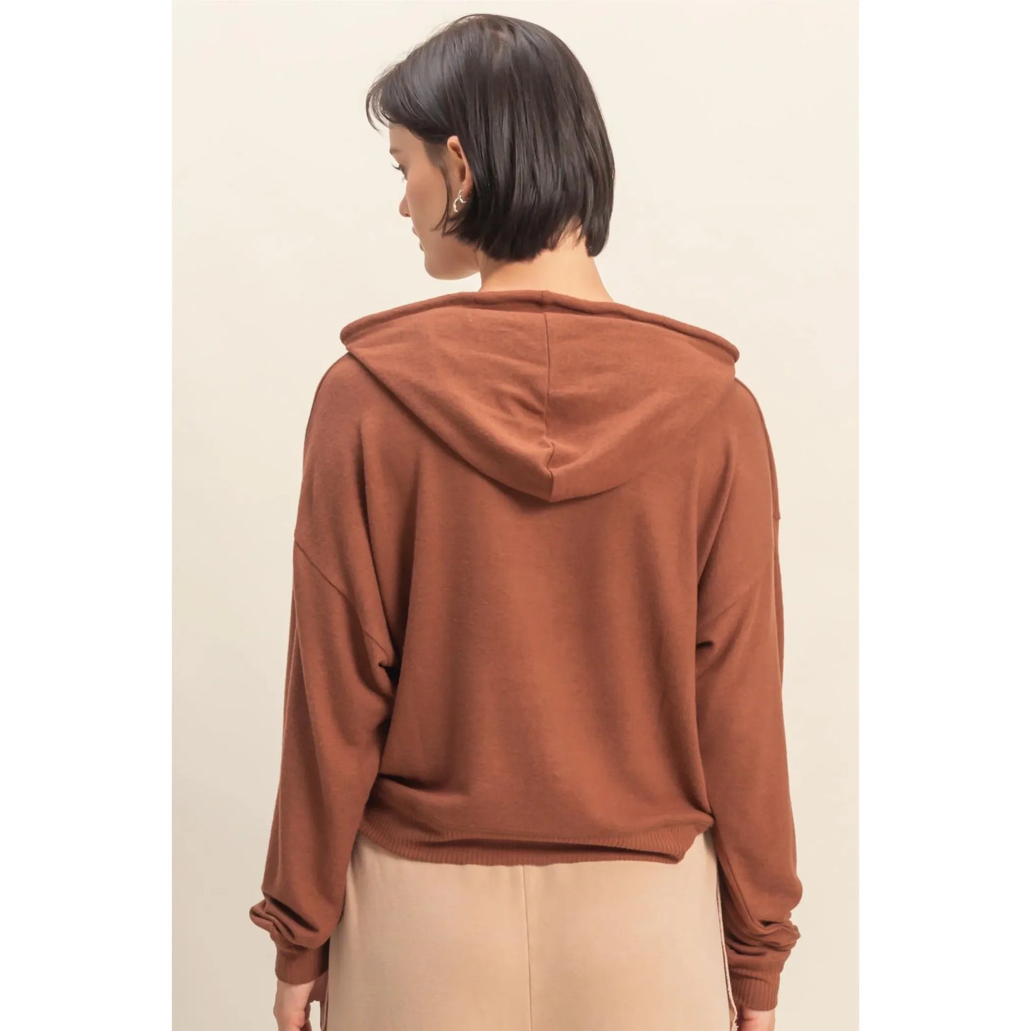 Crisp Morning Cropped Hoodie