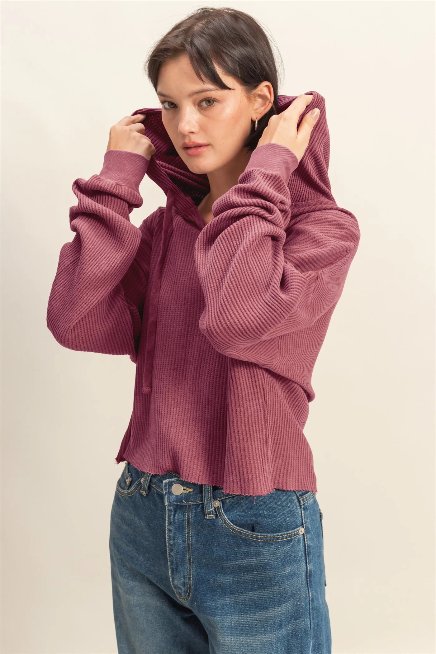 Bonfire Cropped Hoodie