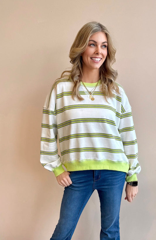 Torrie Striped Pullover