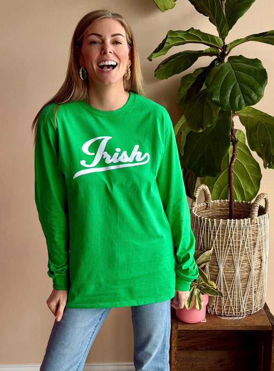 Irish Flocked Graphic Tee